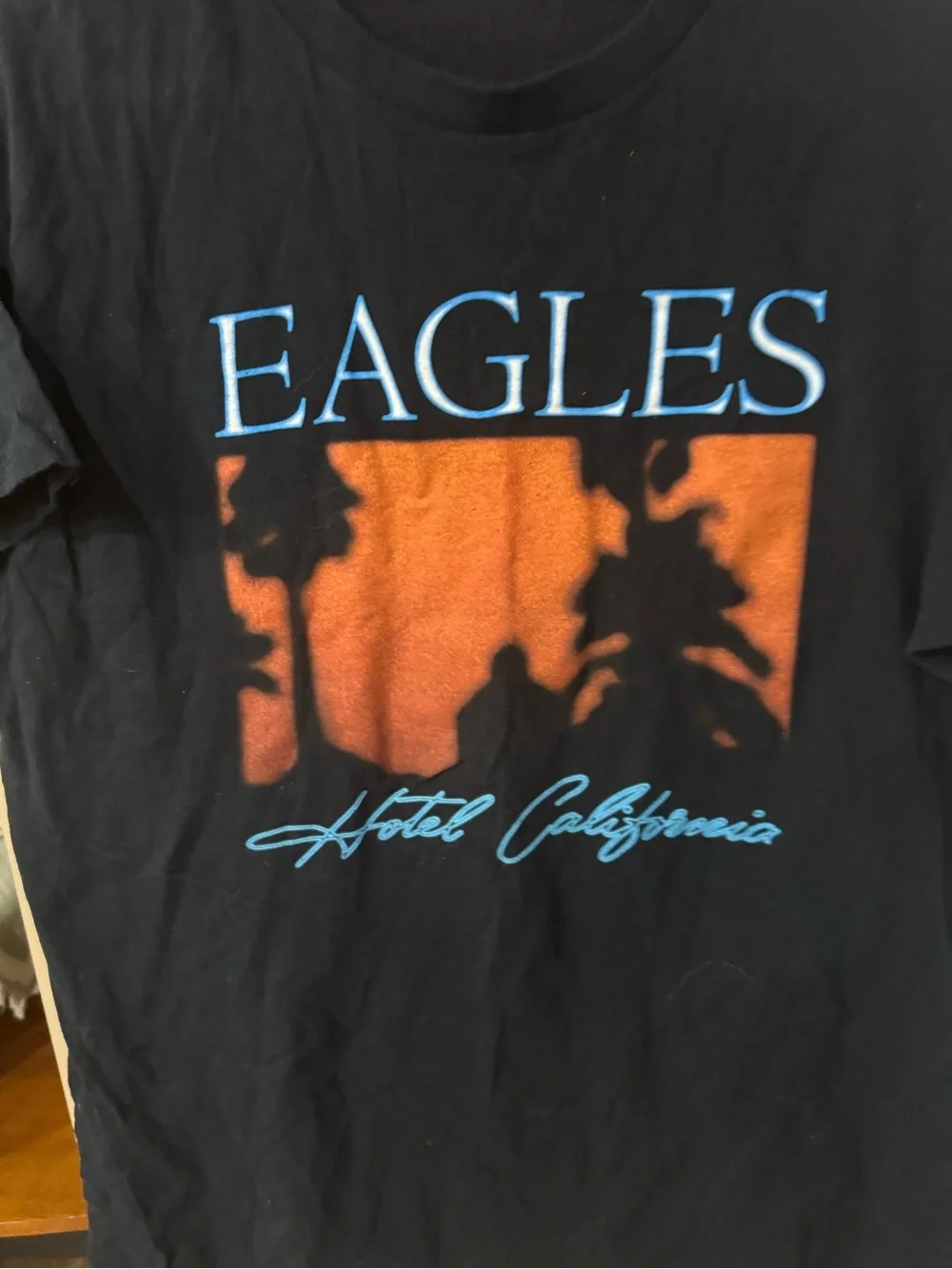 eagles hotel california t shirt vintage Large (CL-4)